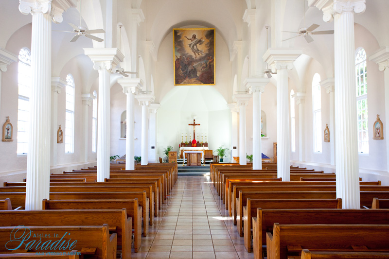 maria lanakila church maui catholic wedding